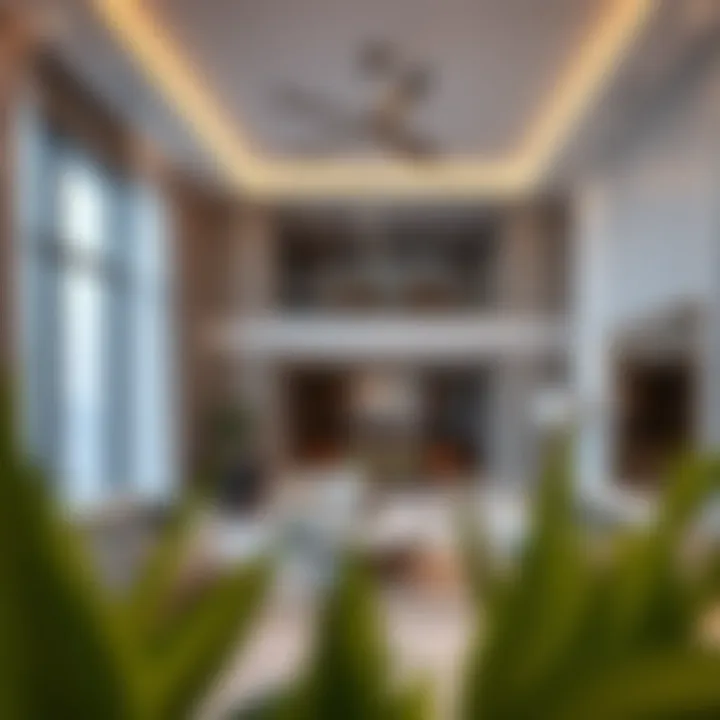 Interior design of a luxury property developed by Asteco