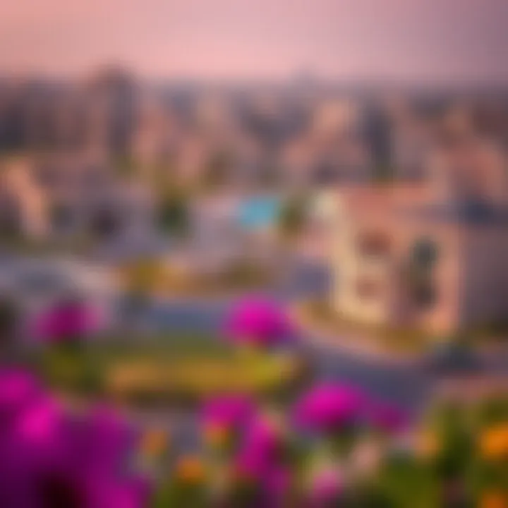 Community landscape surrounding Azizi Gardenia showcasing vibrant lifestyle