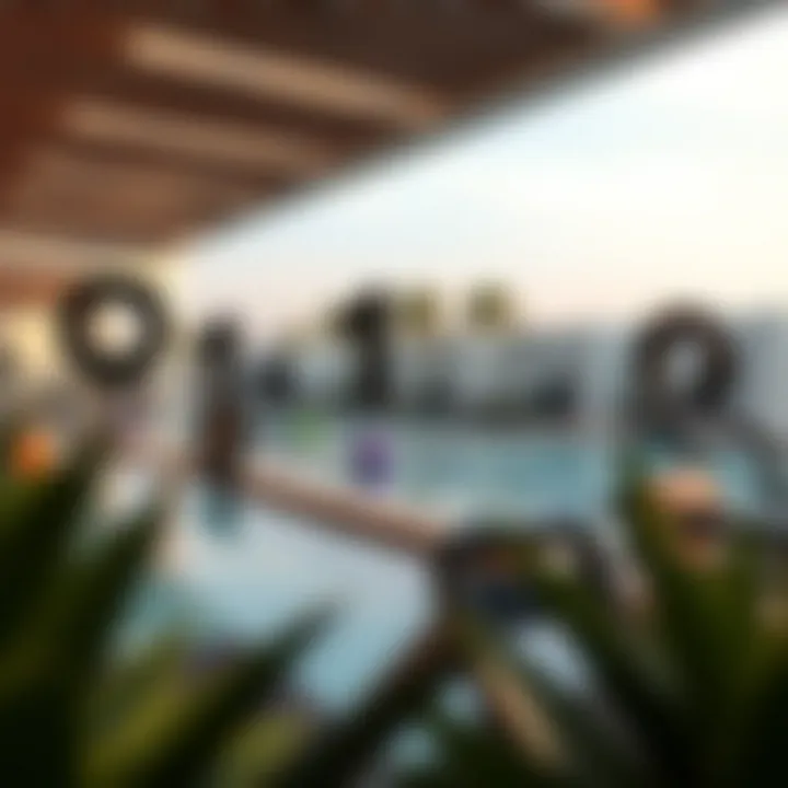 Luxurious amenities at Azizi Gardenia including pool and gym facilities