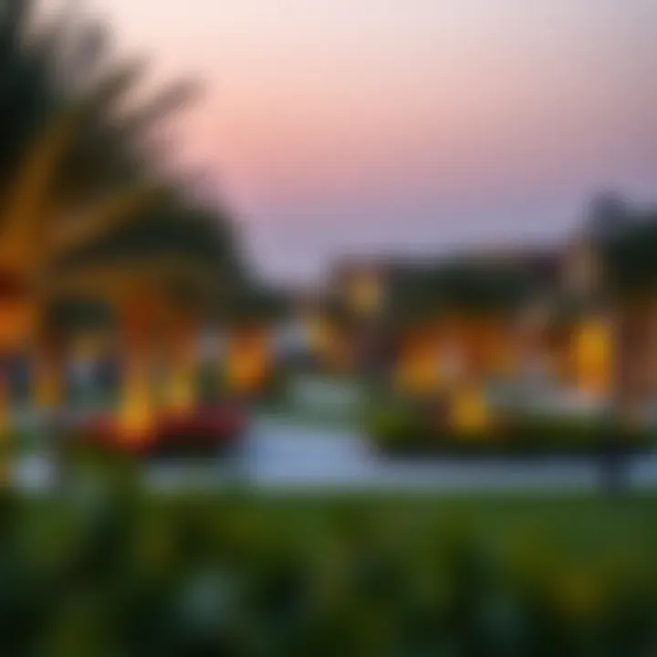 Serene community parks in Arabian Ranches