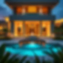 Luxurious villa architecture in Bliss 2 Arabian Ranches