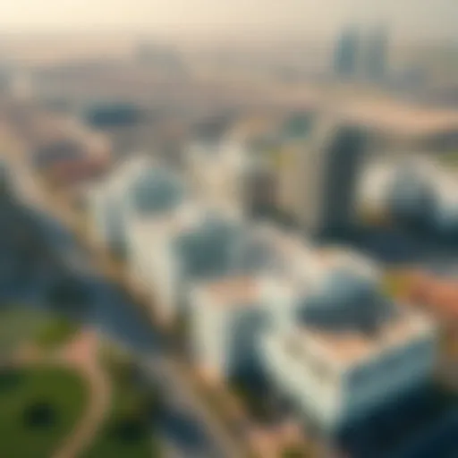 Aerial view of بونانزا مويلح showcasing its modern architecture