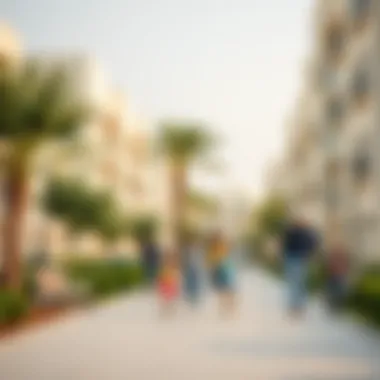 Vibrant community life in بونانزا مويلح with parks and family activities