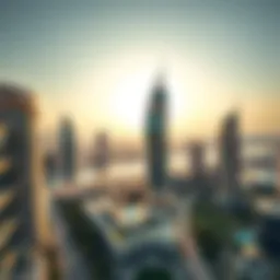 Aerial view of Centrepoint Deira City Center showcasing its architectural design