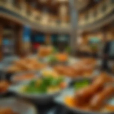 Diverse International Cuisine Diverse array of dishes from around the world
