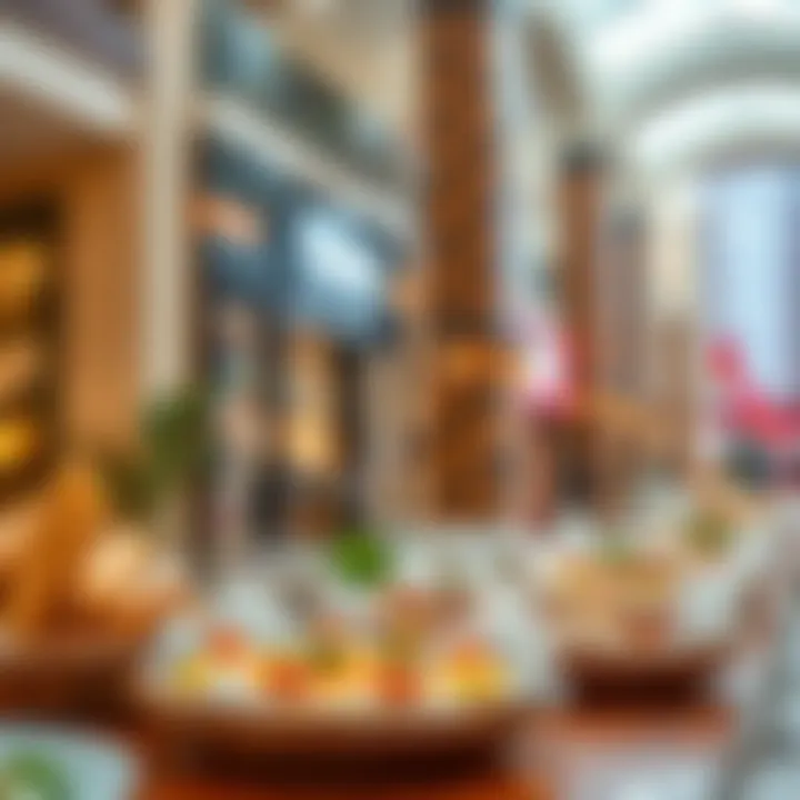 Local delicacies served in Nakheel Mall