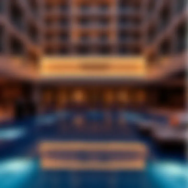 Luxurious amenities offered at Damac Residence including pools and fitness centers