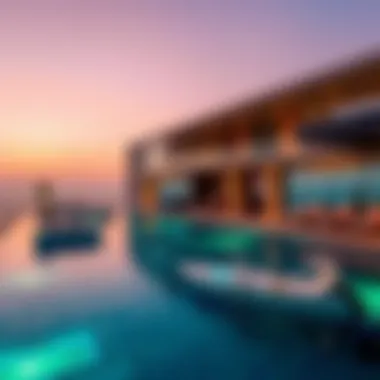 Luxury aquatic lifestyle in a Dubai residential community