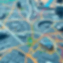 A detailed overview of the Dubai Metro Zones Map showcasing various areas and connections