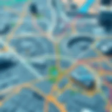 A detailed overview of the Dubai Metro Zones Map showcasing various areas and connections