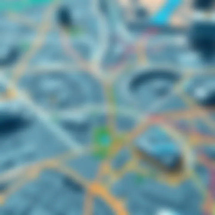 A detailed overview of the Dubai Metro Zones Map showcasing various areas and connections