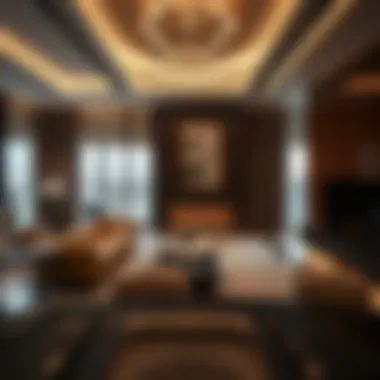 Luxury Living: Inside Dubai's Premier Residences A luxurious apartment interior highlighting contemporary design and elegance