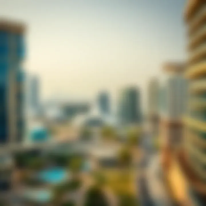 A panoramic view of Dubai Silicon Oasis showcasing its modern architecture