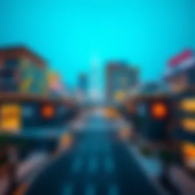 A bustling tech hub within Dubai Silicon Oasis with innovative startups