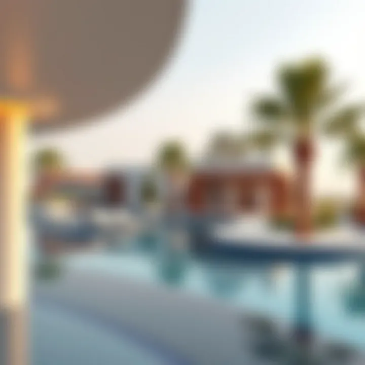 Lifestyle amenities at Emaar Beachfront community