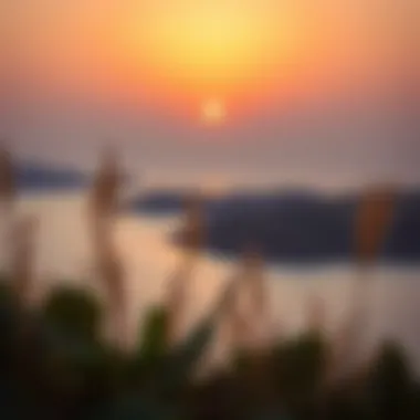 Sunset Over Love Lake Qudra Sunset over Love Lake Qudra, casting a warm glow on the scenic landscape.