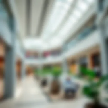 Interior view of Manar Mall featuring vibrant retail spaces