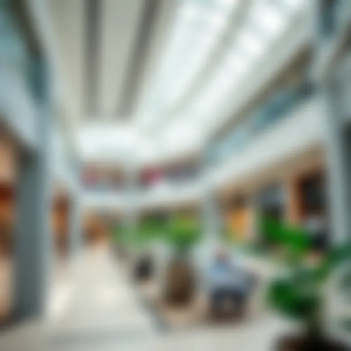 Interior view of Manar Mall featuring vibrant retail spaces