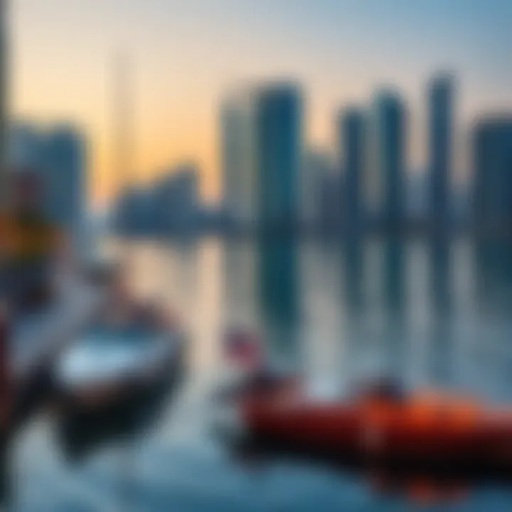 Waterfront Living at Dubai Marina Scenic waterfront lifestyle at Dubai Marina