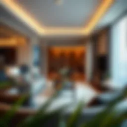 Luxurious living space at Metro Central Hotel Apartments