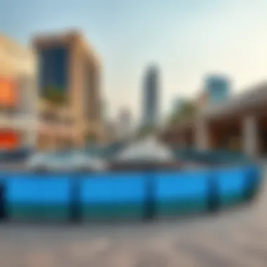 A picturesque view of Mirdif City Centre showcasing its architectural beauty