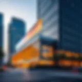 Exterior view of One JLT Business Center showcasing modern architecture.