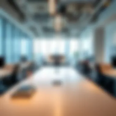 Interior office space within One JLT Business Center highlighting workspace design.