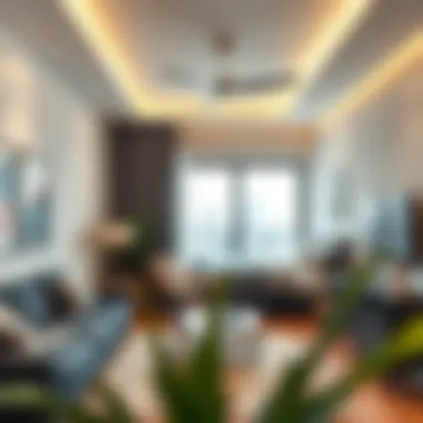 Modern Rental Room Interior Interior of a modern rental room featuring contemporary decor