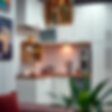 Functional Kitchen Space Modern kitchen within a rental room