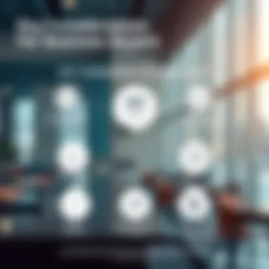 An infographic depicting key considerations for buying a business in Dubai