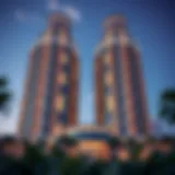 Stunning exterior view of Sparkle Towers showcasing its unique architectural design