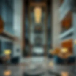 Luxurious lobby area of Staybridge Suites