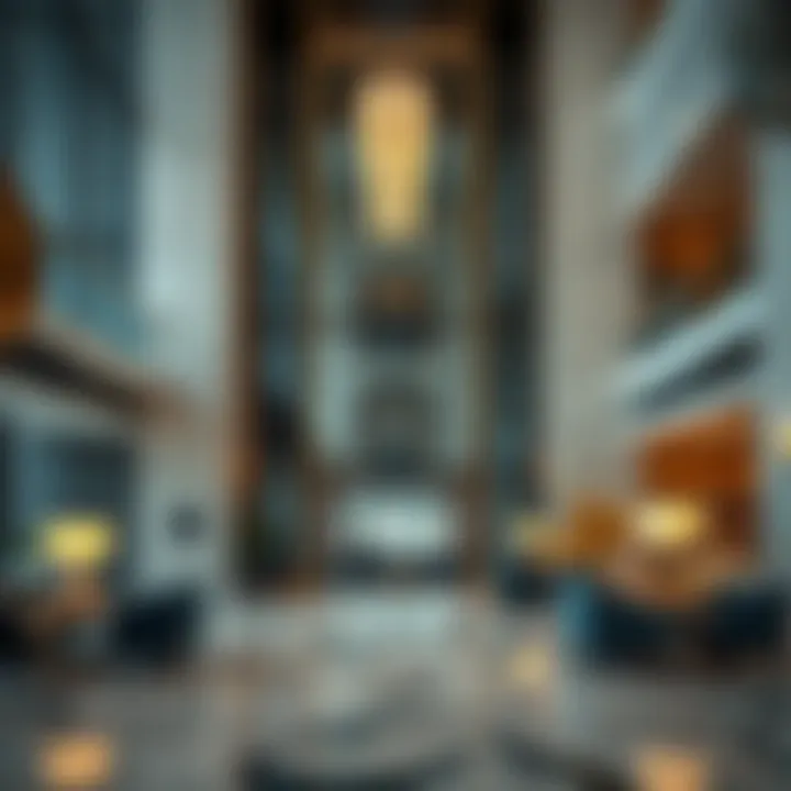 Luxurious lobby area of Staybridge Suites