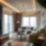 Modern studio flat interior showcasing contemporary design