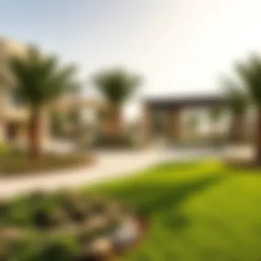 Community parks and recreational areas designed for ecological harmony