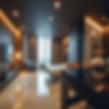 Luxurious interior design of a unit in the Centurion Star Building