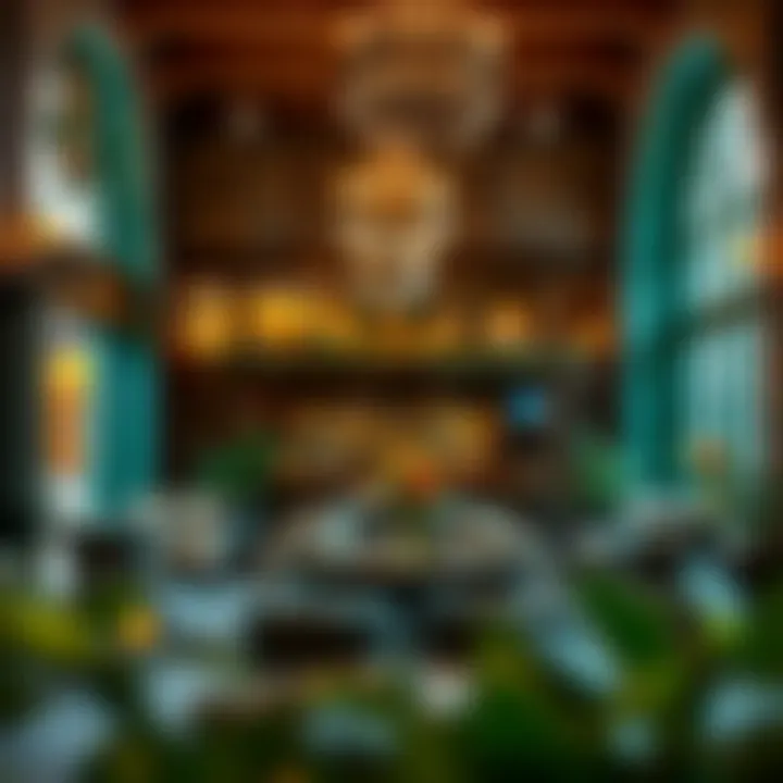 Interior ambiance reflecting the Irish theme