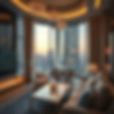 Luxury apartments in Dubai exemplifying high-end living