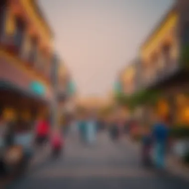 Vibrant community atmosphere surrounding La Mez JBR