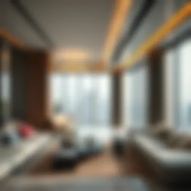 Modern Amenities of Metropolis Tower Interior view showcasing the modern amenities of Metropolis Tower