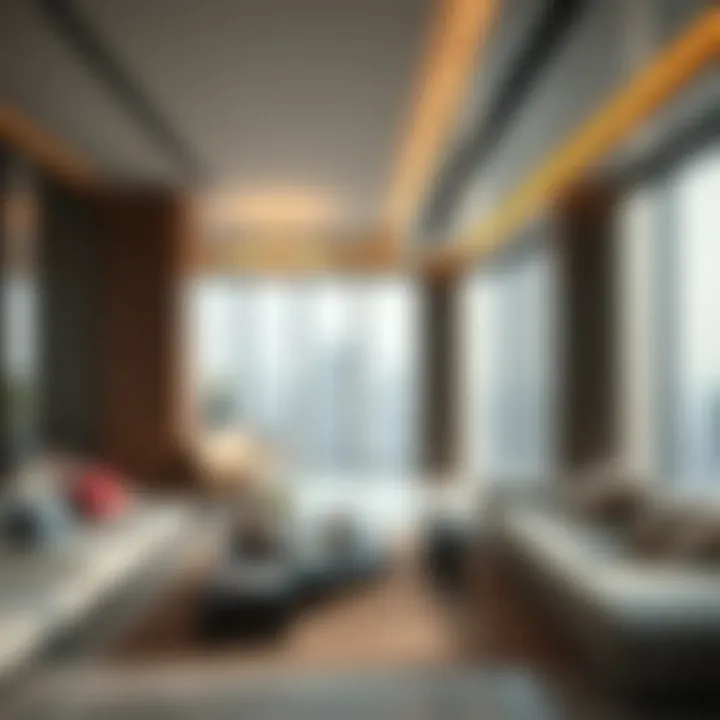 Modern Amenities of Metropolis Tower Interior view showcasing the modern amenities of Metropolis Tower