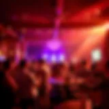 Lively atmosphere in the Party Zone