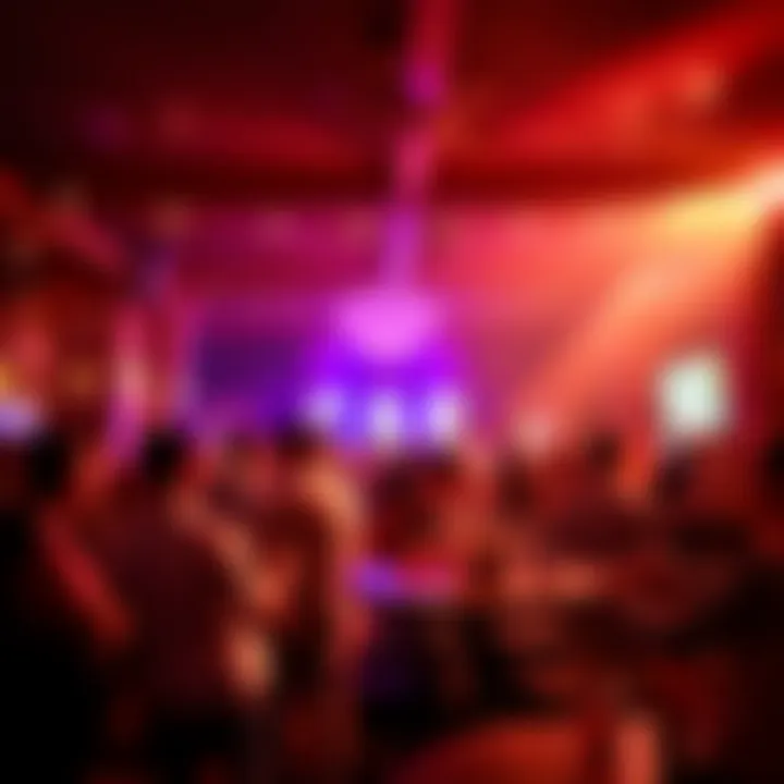 Lively atmosphere in the Party Zone