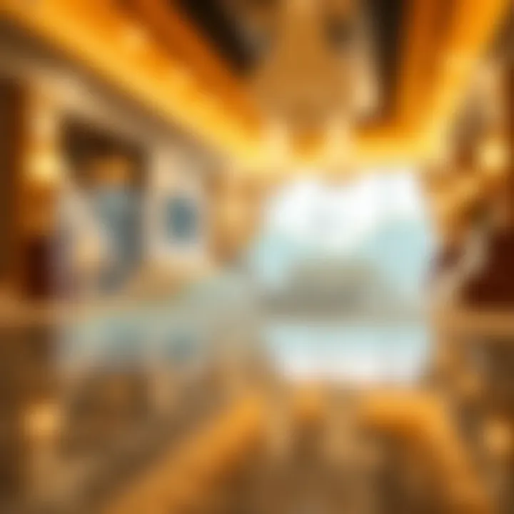 Graph depicting rental price trends over time in Dubai