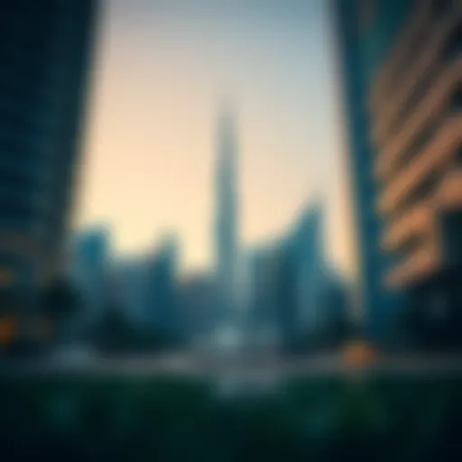 Dubai skyline showcasing modern architecture