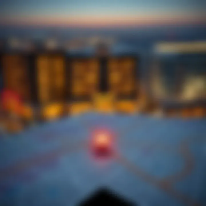 Location Advantages of Twafouq Center Strategic map highlighting the prime location of the Twafouq Center in Dubai