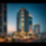 Panoramic view of the Twafouq Center showcasing its modern architecture