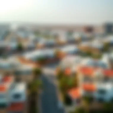 Aerial View of Al Qusais Community Aerial view of Al Qusais showcasing its vibrant community