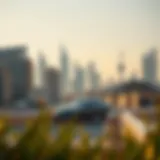 A stunning skyline view of the Wasl District showcasing modern architecture.