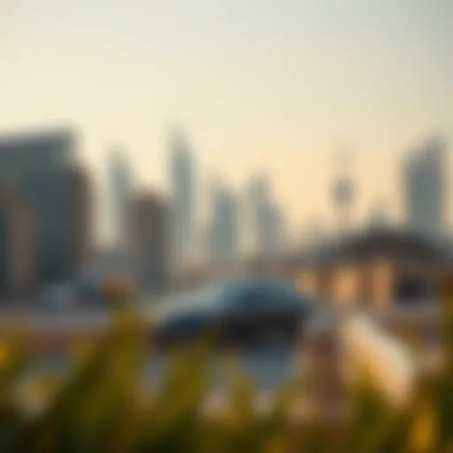 A stunning skyline view of the Wasl District showcasing modern architecture.